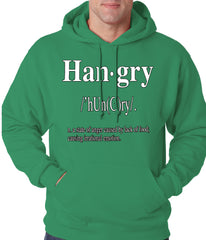 Hangry Definition Adult Hoodie