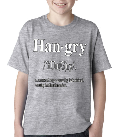 Hangry Definition Kids T-shirt