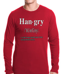 Hangry Definition Thermal Shirt