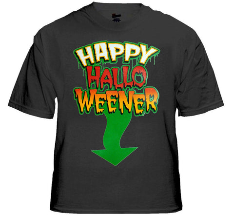 Happy Hallo-Weener Halloween T-Shirt