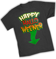 Happy Hallo-Weener Halloween T-Shirt