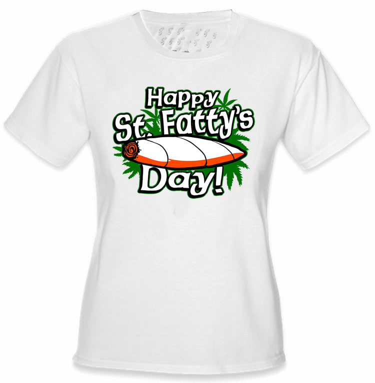 Happy St. Fatty's Day Girl's T-Shirt