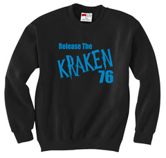 Hardy Release The Kraken Carolina  Crewneck Sweatshirt