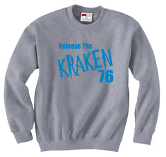 Hardy Release The Kraken Carolina  Crewneck Sweatshirt
