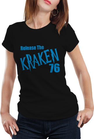 Hardy Release The Kraken Carolina Girl's  T-Shirt