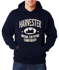 Harvester National Cow Tipping Championships Adult Hoodie