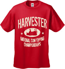 Harvester National Cow Tipping Championships Men's T-Shirt