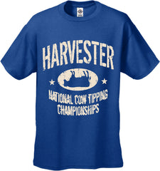 Harvester National Cow Tipping Championships Men's T-Shirt