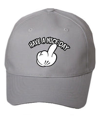 Have A Nice Day Cartoon Hand baseball Hat