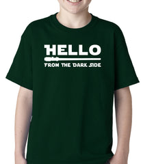 Hello - From The Dark Side Kids T-shirt