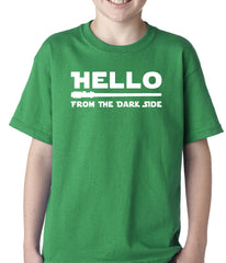 Hello - From The Dark Side Kids T-shirt