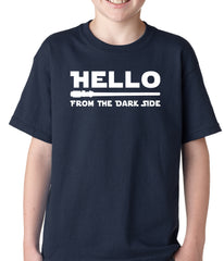 Hello - From The Dark Side Kids T-shirt