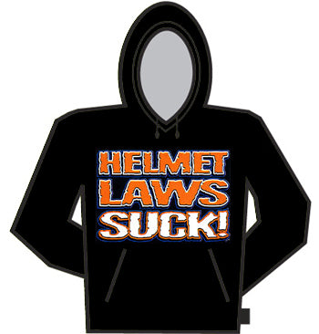 Helmet Laws Suck Hoodie