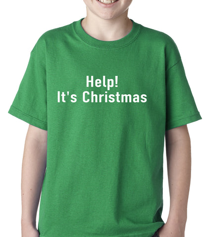 Help! It's Christmas Funny Holiday Kids T-shirt