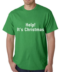 Help! It's Christmas Funny Holiday Mens T-shirt