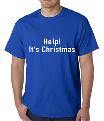 Help! It's Christmas Funny Holiday Mens T-shirt