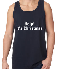 Help! It's Christmas Funny Holiday Tank Top