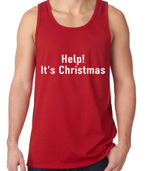 Help! It's Christmas Funny Holiday Tank Top