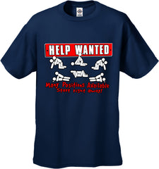 Help Wanted Many Positions Available Mens T-Shirt