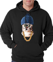 Hipster Kitten Adult Hoodie
