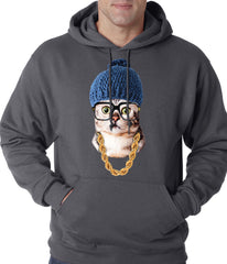Hipster Kitten Adult Hoodie
