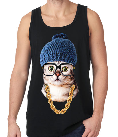 Hipster Kitten Tank Top