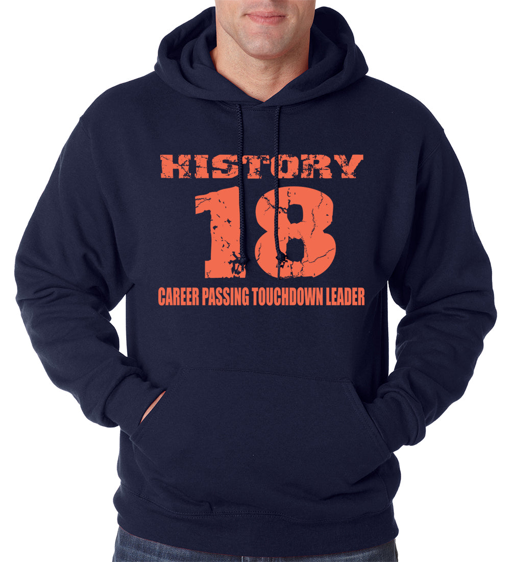 History 18 Manning Record Breaking Adult Hoodie