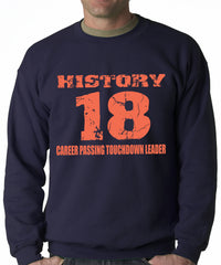 History 18 Manning Record Breaking Crewneck Sweatshirt