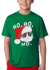 Ho Ho No Angry Cat Kid's T-Shirt