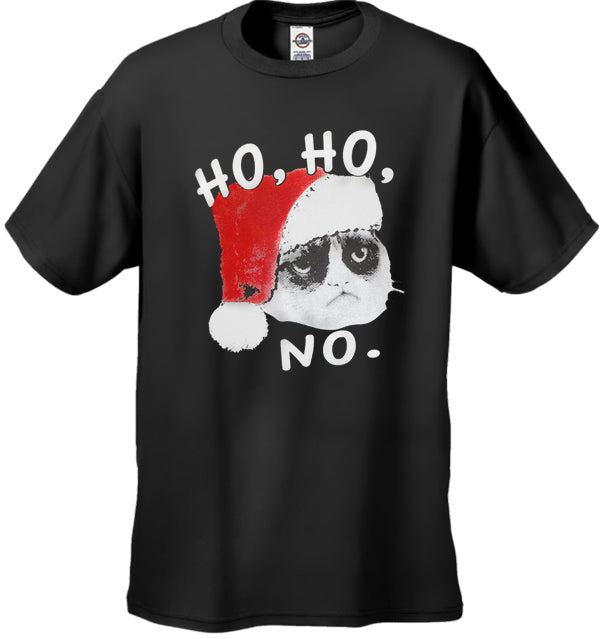 Ho Ho No Angry Cat Men's T- Shirt