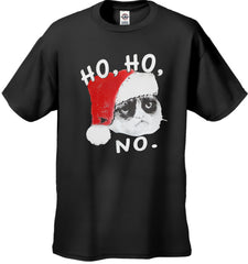 Ho Ho No Angry Cat Men's T- Shirt