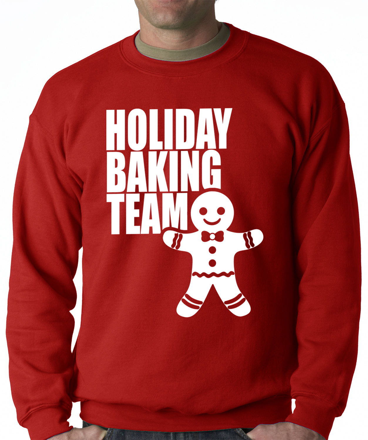 Holiday Baking Team Christmas Cookies Adult Crewneck