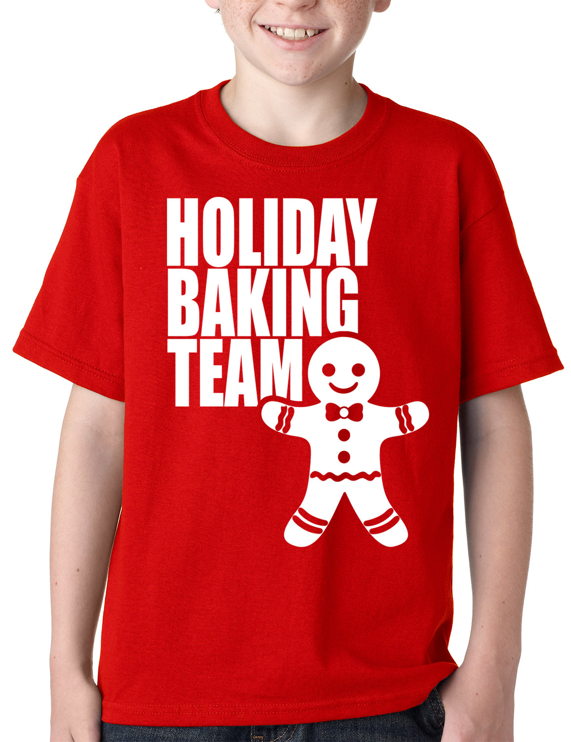 Holiday Baking Team Christmas Cookies Kids T-shirt