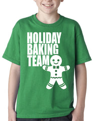 Holiday Baking Team Christmas Cookies Kids T-shirt