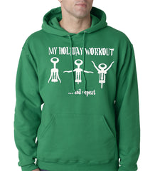 Holiday Workout Funny Adult Hoodie