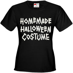 Home Made Halloween Costume Girls T-shirt