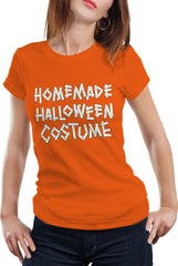 Home Made Halloween Costume Girls T-shirt