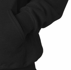 Hooded Sweatshirt :: Unisex Pull Over Hoodie (Black)