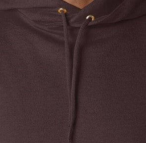 Hooded Sweatshirt :: Unisex Pull Over Hoodie (Brown)