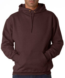 Hooded Sweatshirt :: Unisex Pull Over Hoodie (Brown)