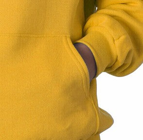 Hooded Sweatshirt :: Unisex Pull Over Hoodie (Gold)
