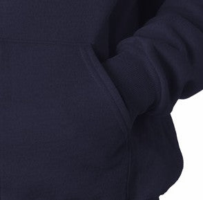 Hooded Sweatshirt :: Unisex Pull Over Hoodie (Navy)