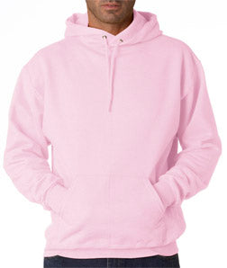 Hooded Sweatshirt :: Unisex Pull Over Hoodie (Pink)