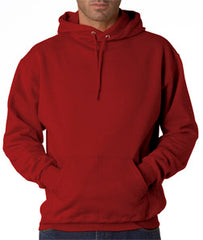 Hooded Sweatshirt :: Unisex Pull Over Hoodie (Red)