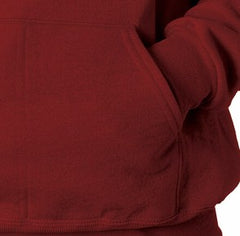 Hooded Sweatshirt :: Unisex Pull Over Hoodie (Red)