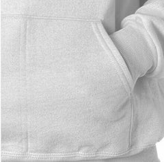Hooded Sweatshirt :: Unisex Pull Over Hoodie (White)