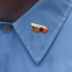 Hook & Ladder Fire Truck Lapel Pin