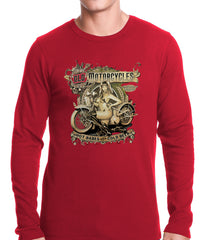 Hot Babes and Cold Beer Biker Thermal Shirt