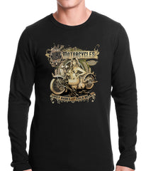 Hot Babes and Cold Beer Biker Thermal Shirt