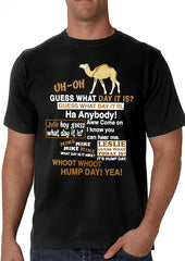 Hump Day Camel T-Shirt (Brown & White Print)